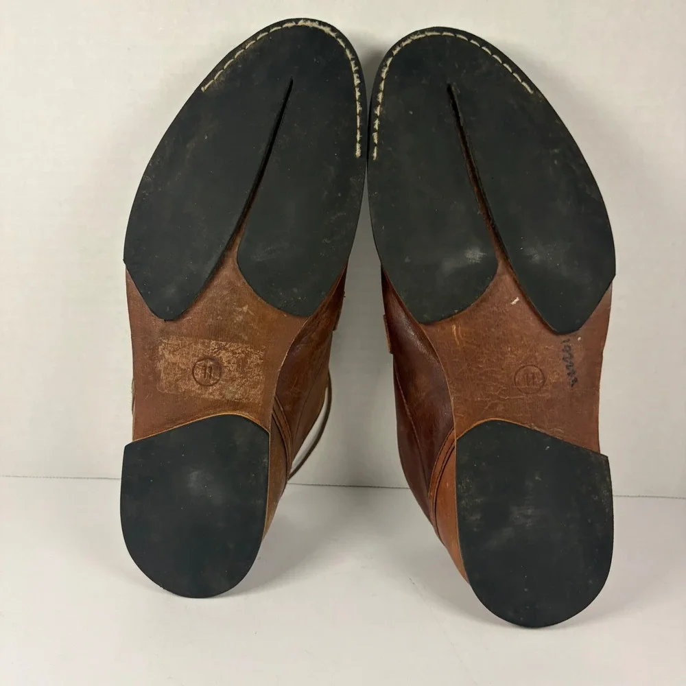 Timberland Boot Company Oxford Mens 11 Brown Leather Cap Toe Lace Up Dress Shoes
